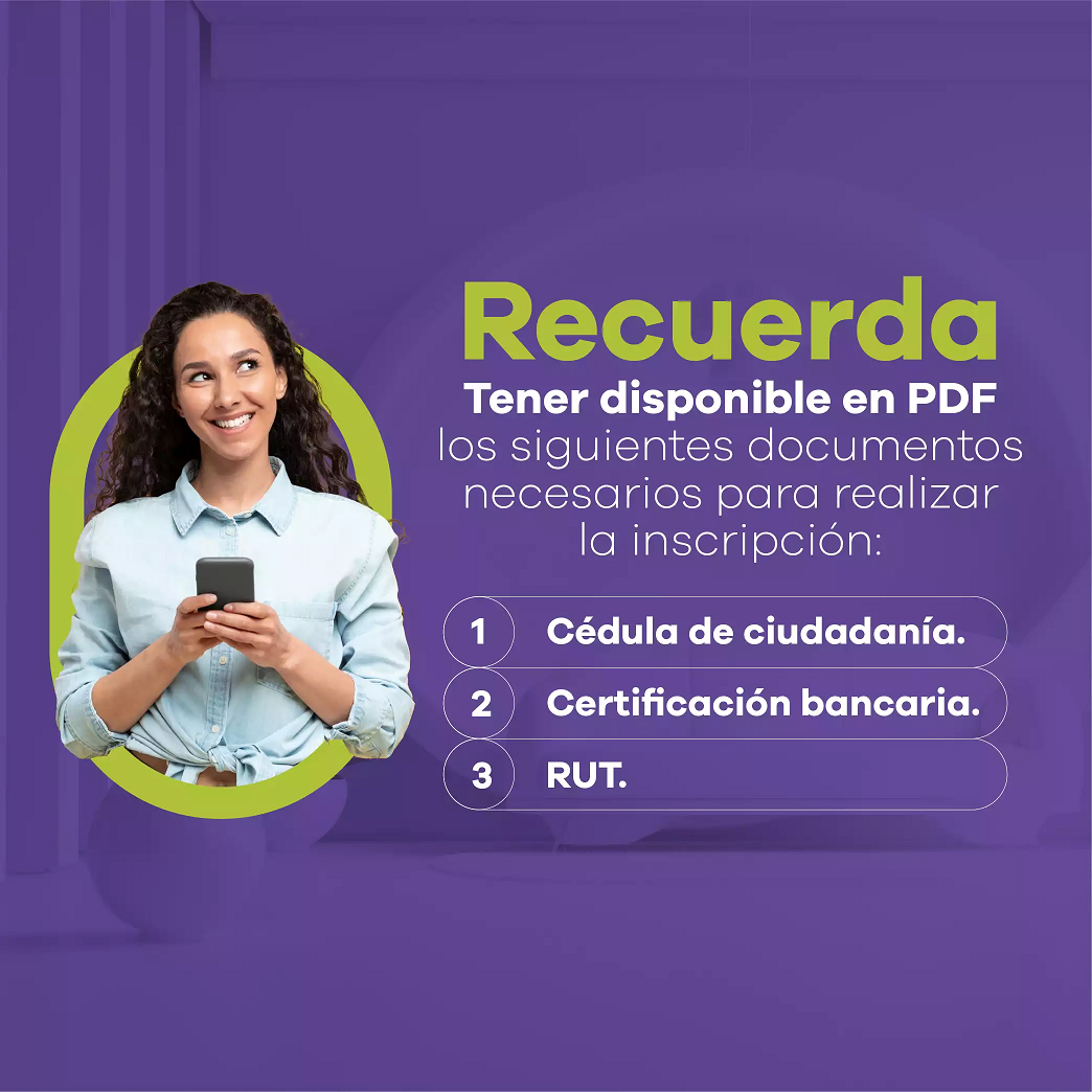 Documentos para Inscripción